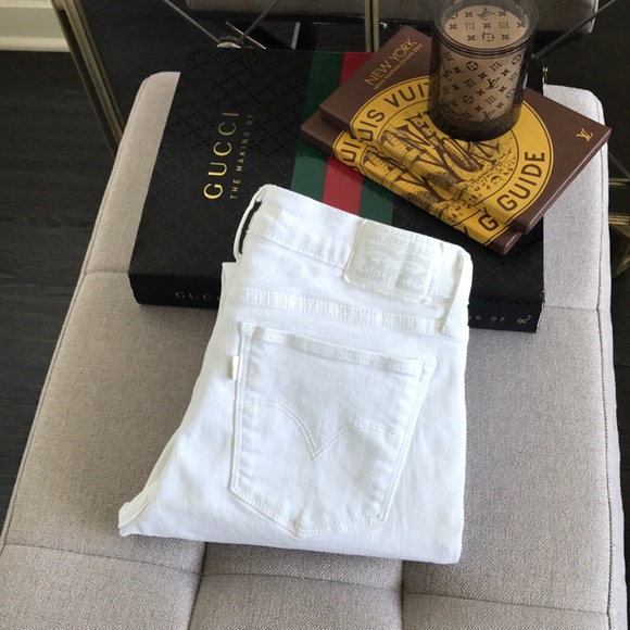 levi's 710 super skinny white